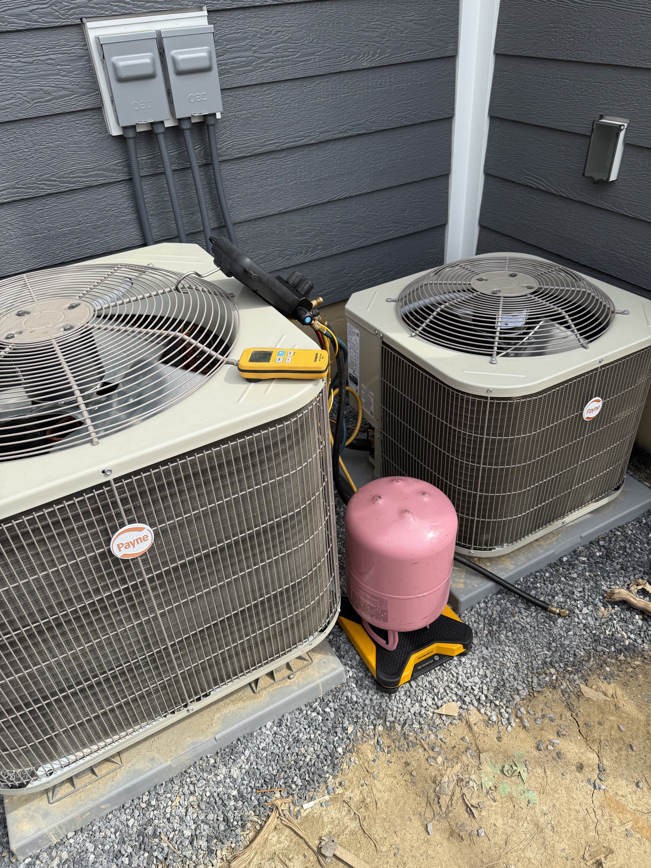 Two HVAC system install