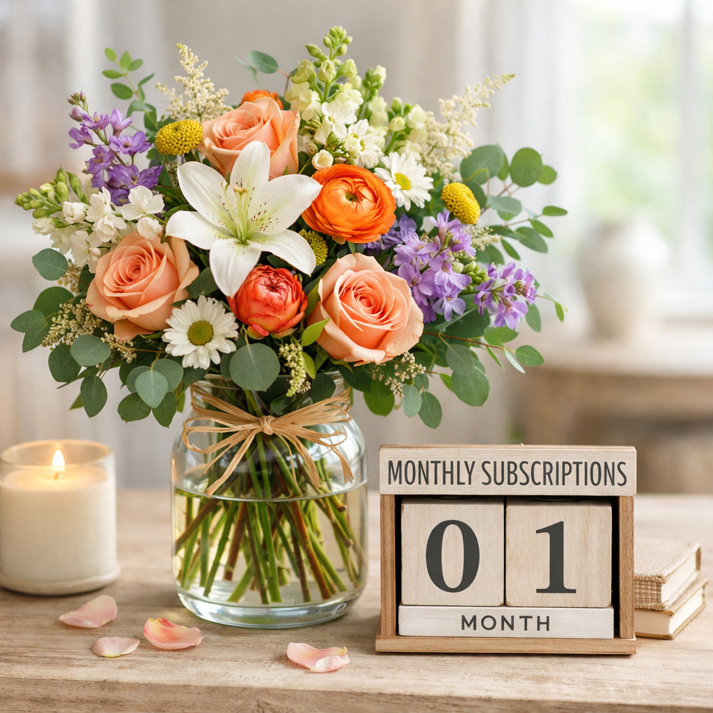 The Ultimate Valentine’s Gift – Monthly Floral Subscription