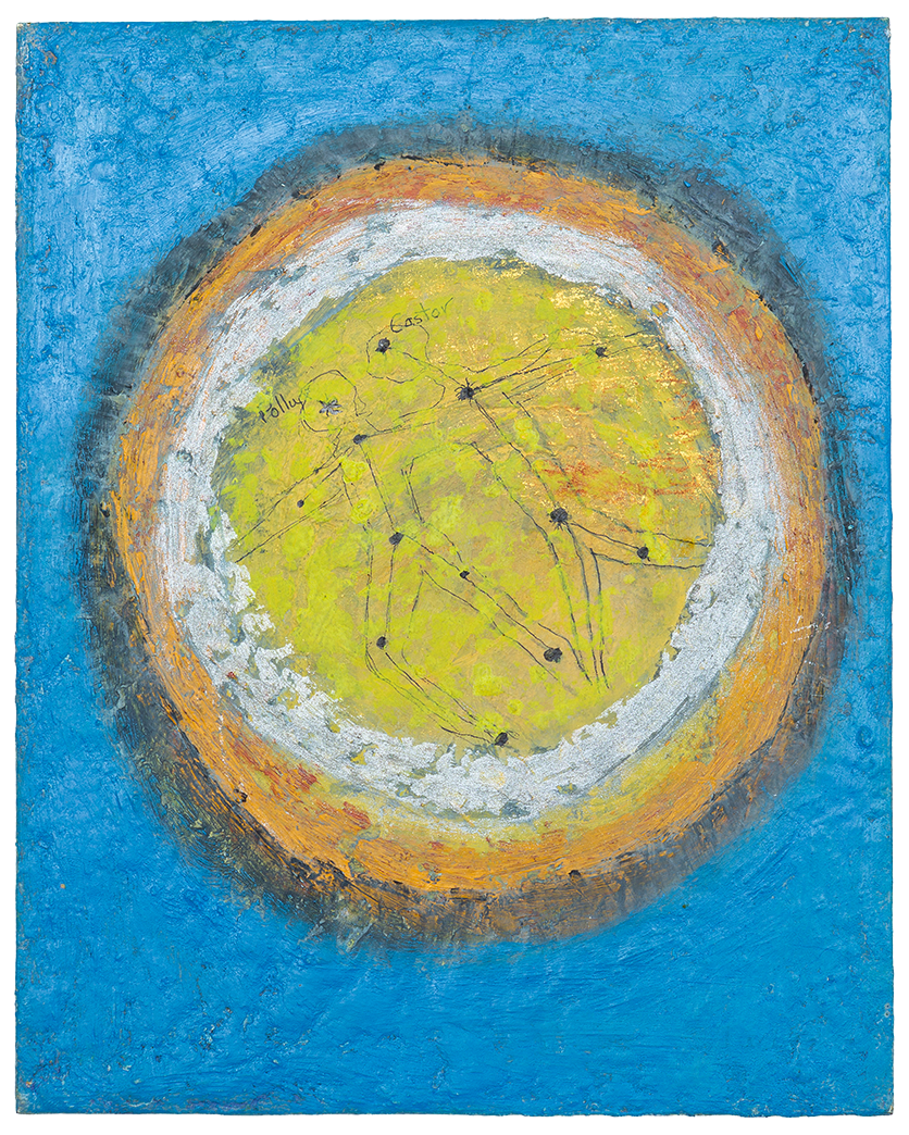 Castor and Pollux
8" x 10"
cold wax and oil on clayboard