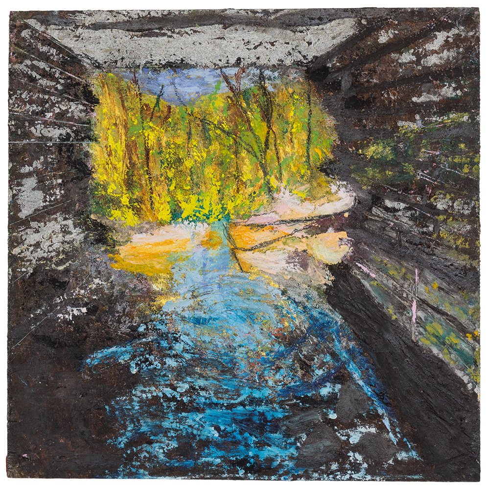 The Road Ahead
12" x 12"
cold wax and oil on board