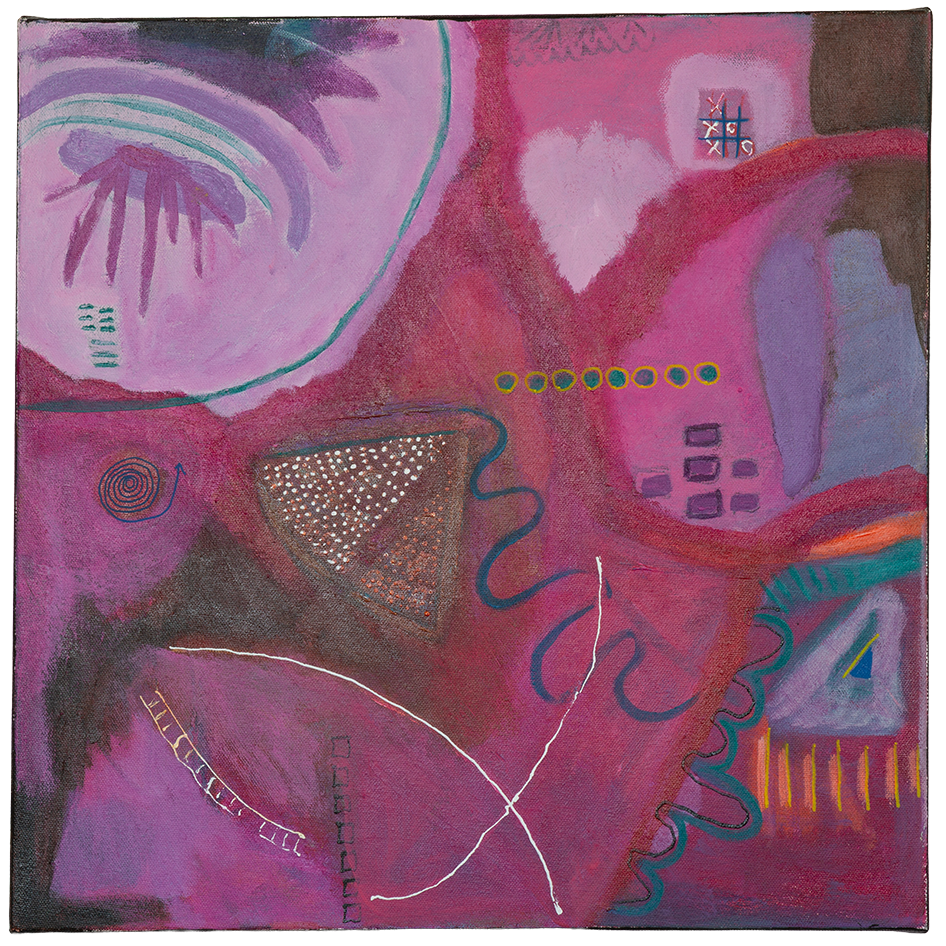 Martian Abstract
18" x 18"
Posca pens on canvas