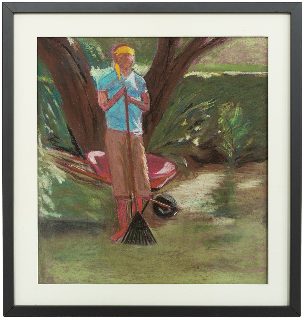 A Pause
14" x 15"
pastel