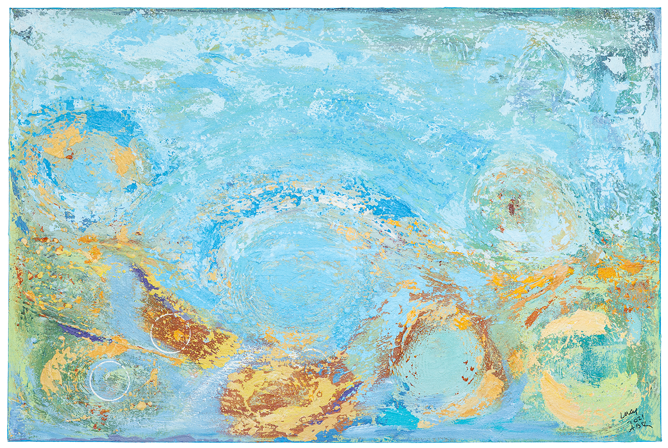 An Octopus's Garden
36" x 24" - 2021
acrylic on canvas