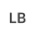 A grey circle with the initials 'Lb' inside.