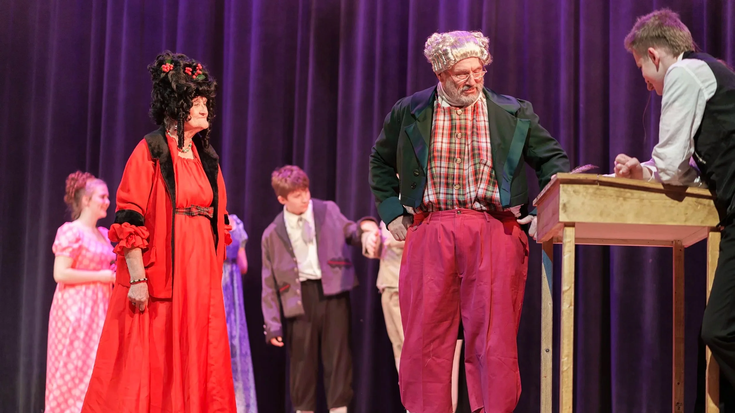 A Christmas Carol Play,  Production by Ashe County Little Theatre
