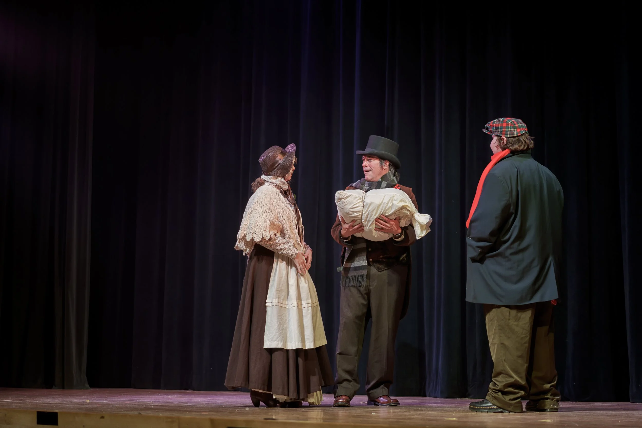 A Christmas Carol Play,  Production by Ashe County Little Theatre