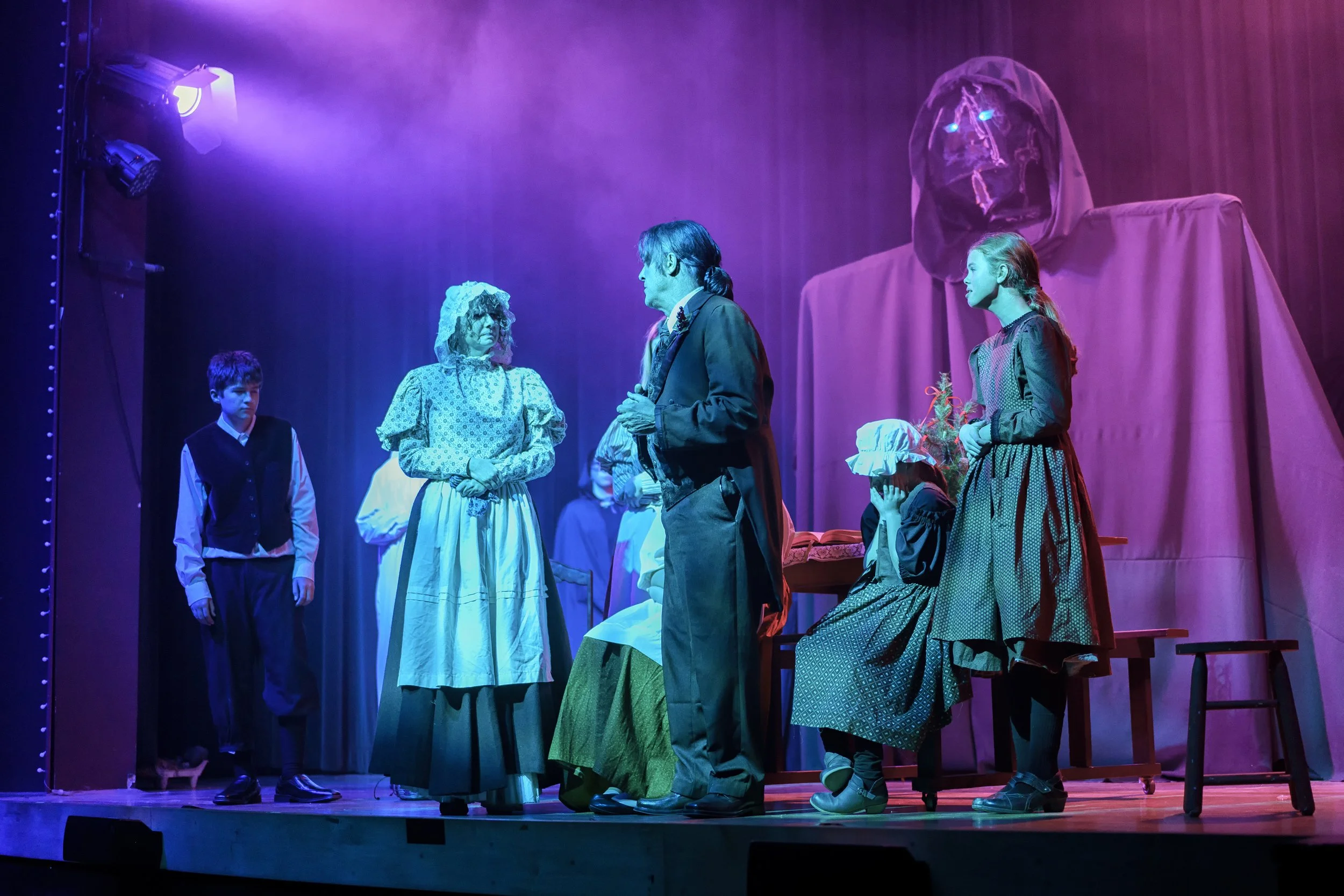 A Christmas Carol Play,  Production by Ashe County Little Theatre