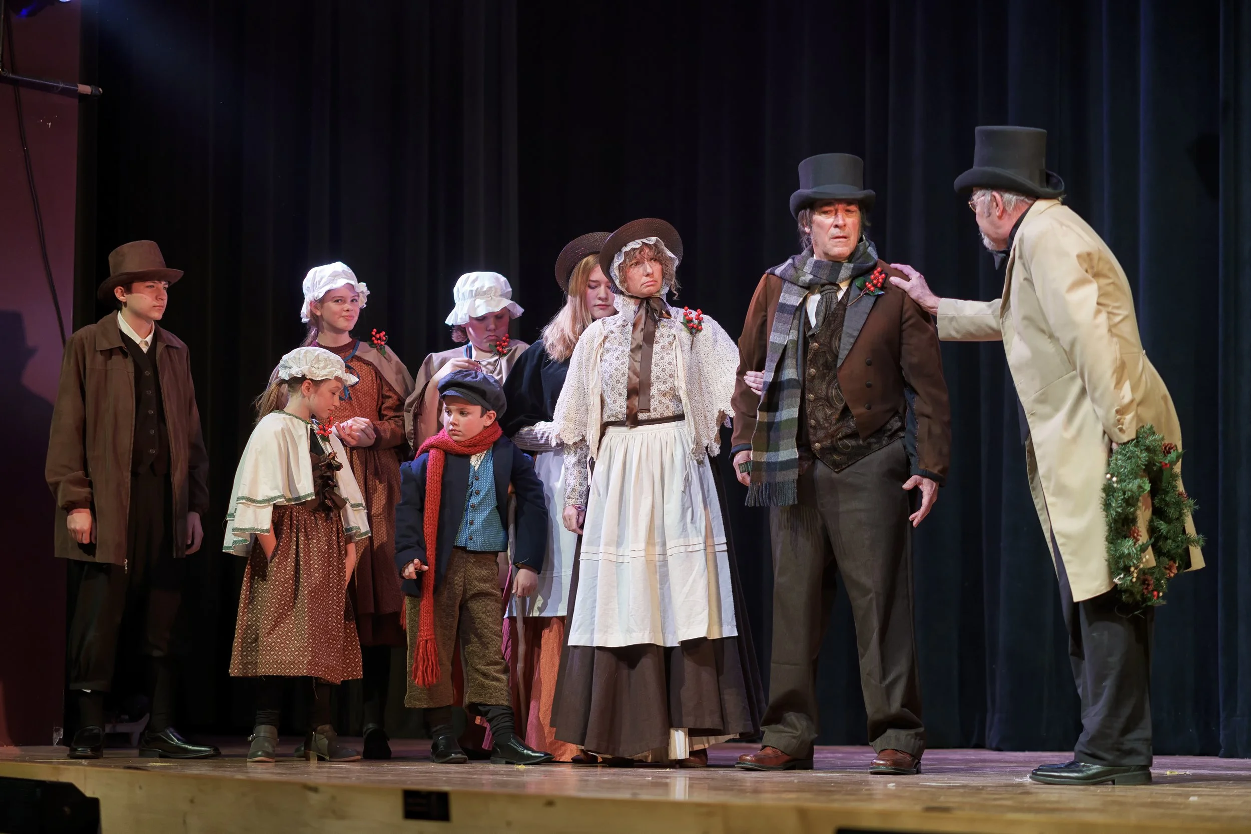 A Christmas Carol Play,  Production by Ashe County Little Theatre