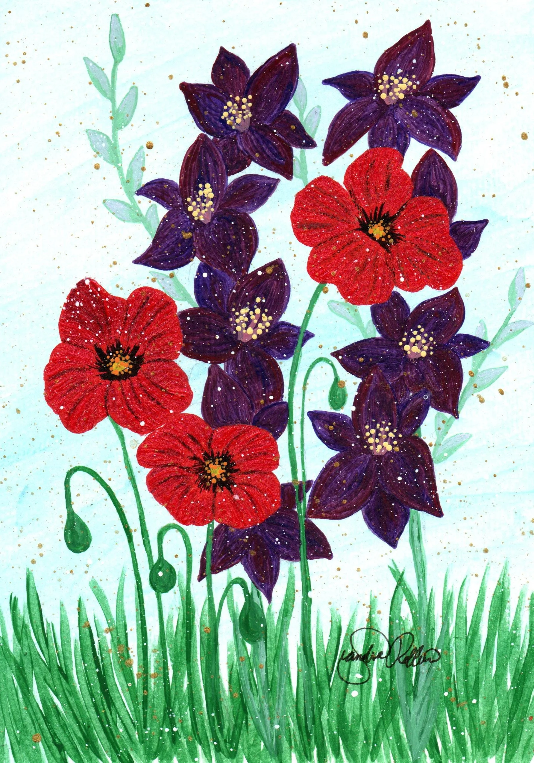 August Gladiolus & Poppy.jpg