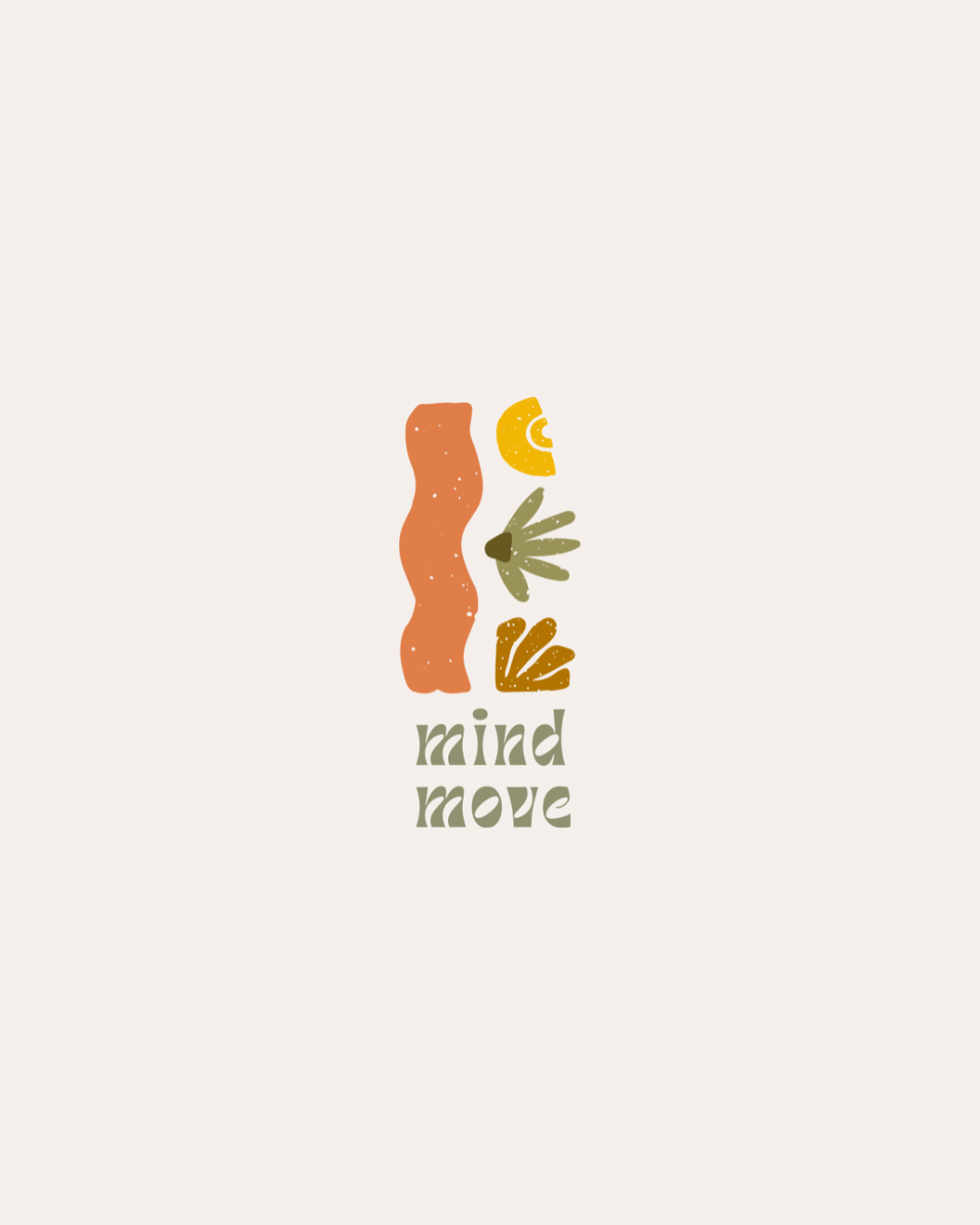 Illustration of a strip of bacon, a lemon wedge, a jalapeño pepper, and a stack of carrots, with the words 'mind move' written below.