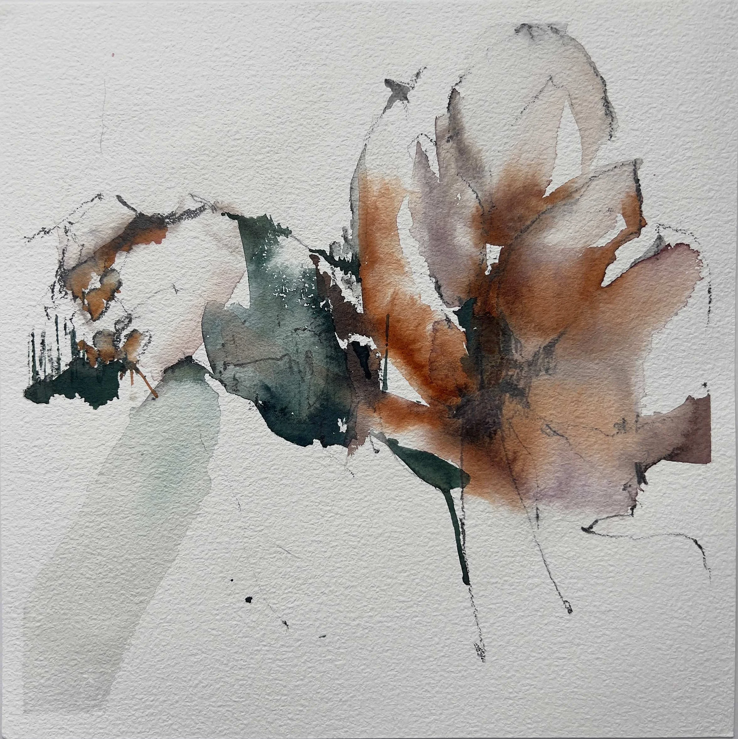 Friendship, NY, 2024, 10.5” x 10.5”, Watercolor on Paper