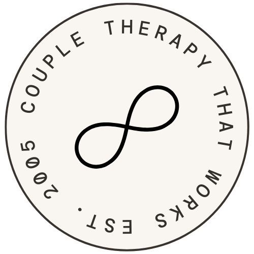 Decorative Couples Therapy That Works Est. 2005 badge