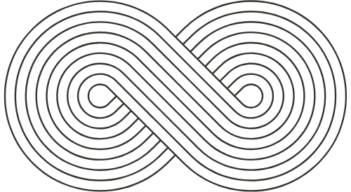 Decorative infinity symbol graphic