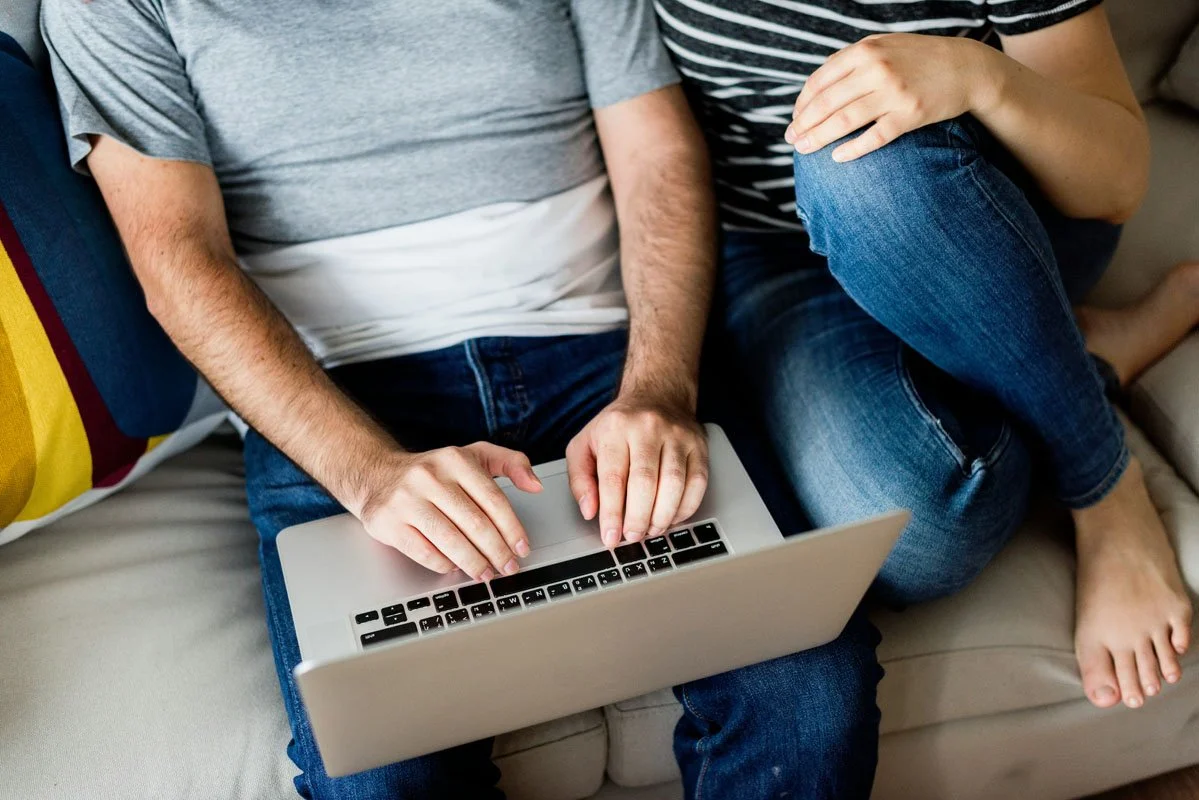 boston couple doing online couples therapy