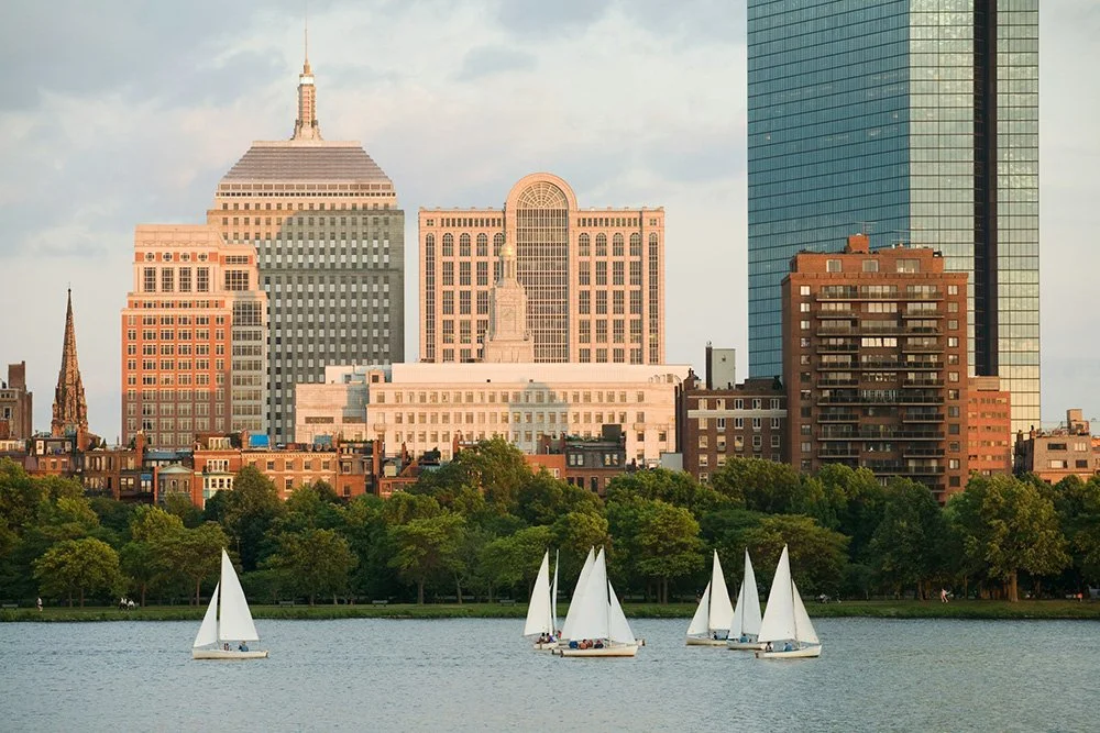 Boston skyline - couples therapy available throughout Massachusetts