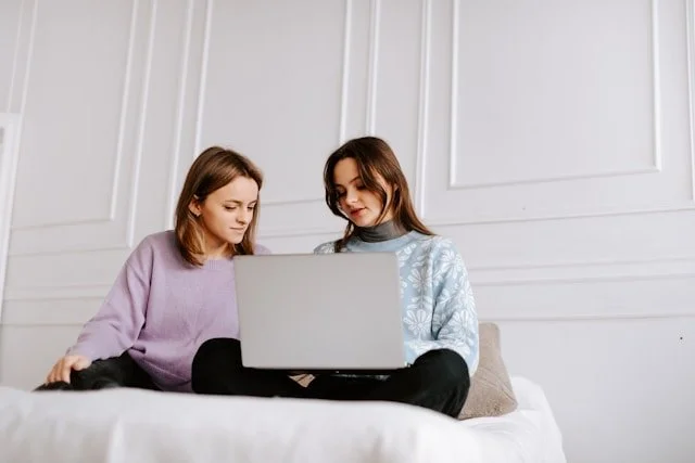 engaged couple doing premarital counseling Boston online