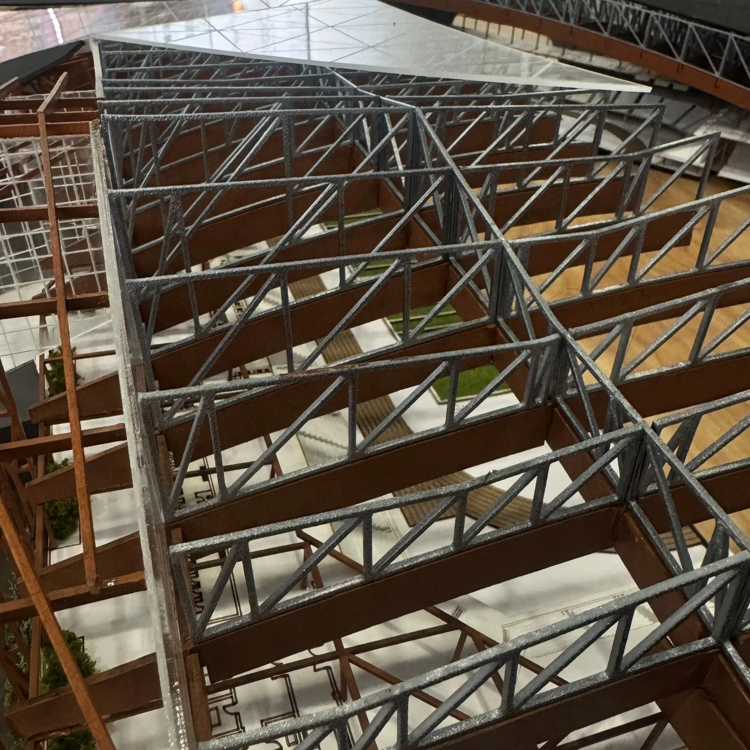 Physical Model Roof Structure.