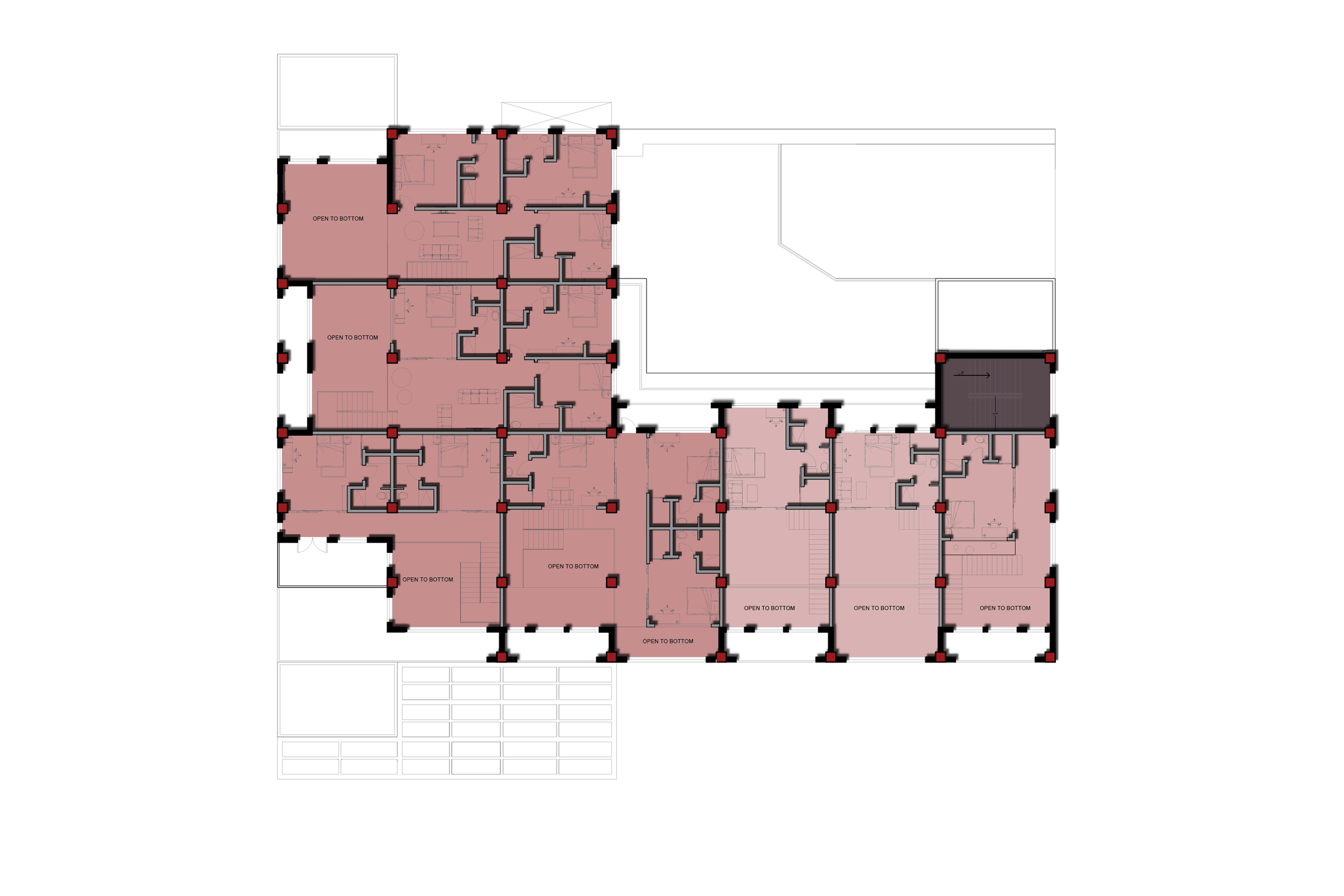 8th Floor Plan (Top of Penthouse).