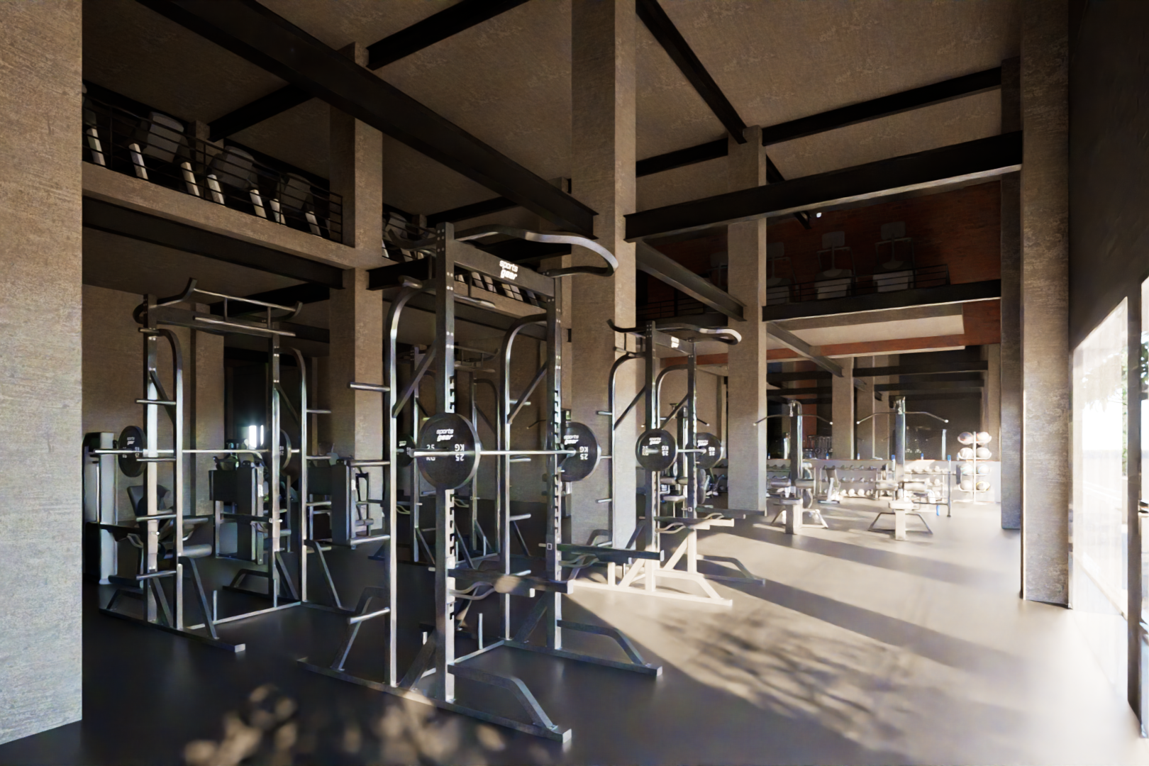Gym Rendering. 