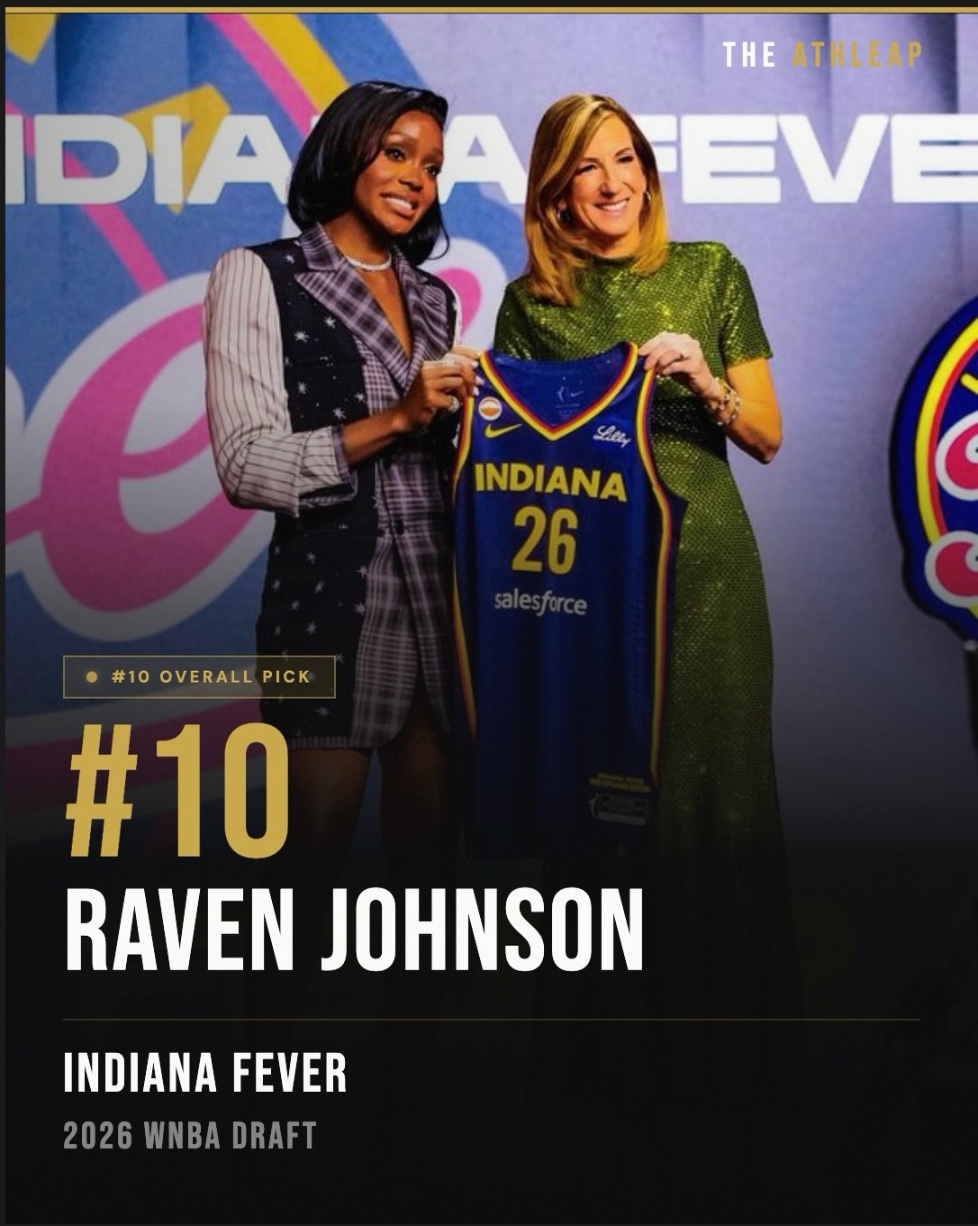 Raven Johnson joins the Indiana Fever as the 10th overall pick and reunites with former Gamecocks teammate Aliyah Boston! 
#wnba #wnbadraft #ravenjohnson