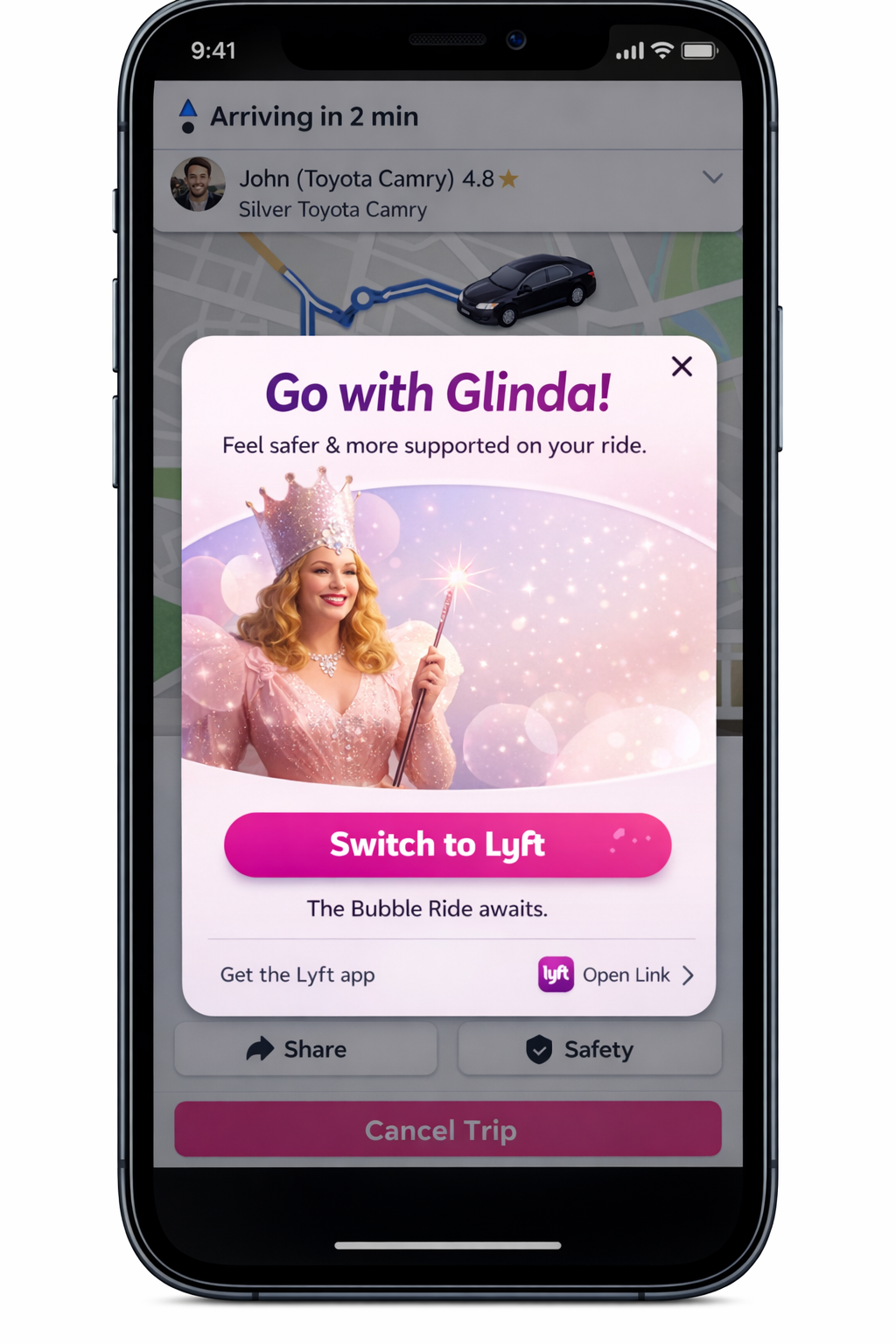 Ride-hailing app with pop-up ad.png