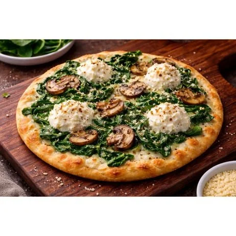 Spinach + Mushroom Flatbread