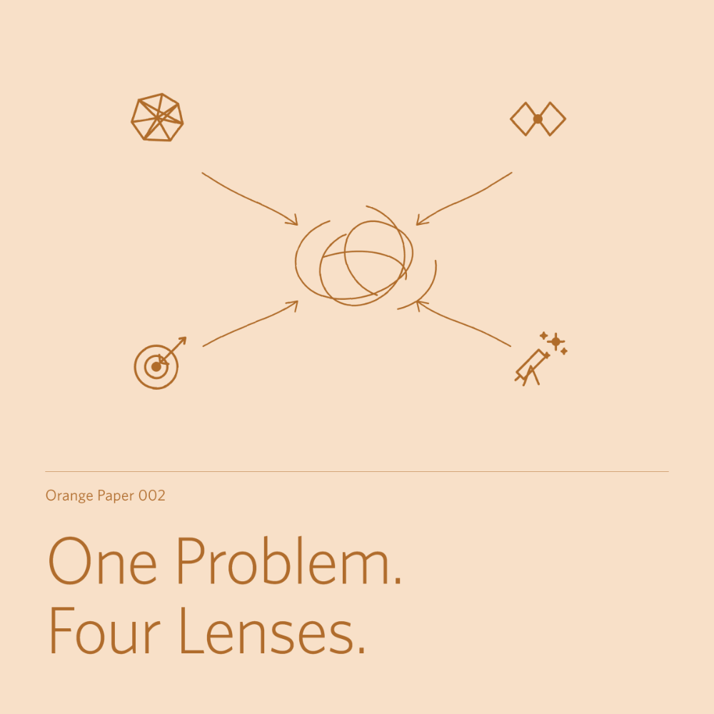 Orange Paper 002: One Problem, Four Lenses
