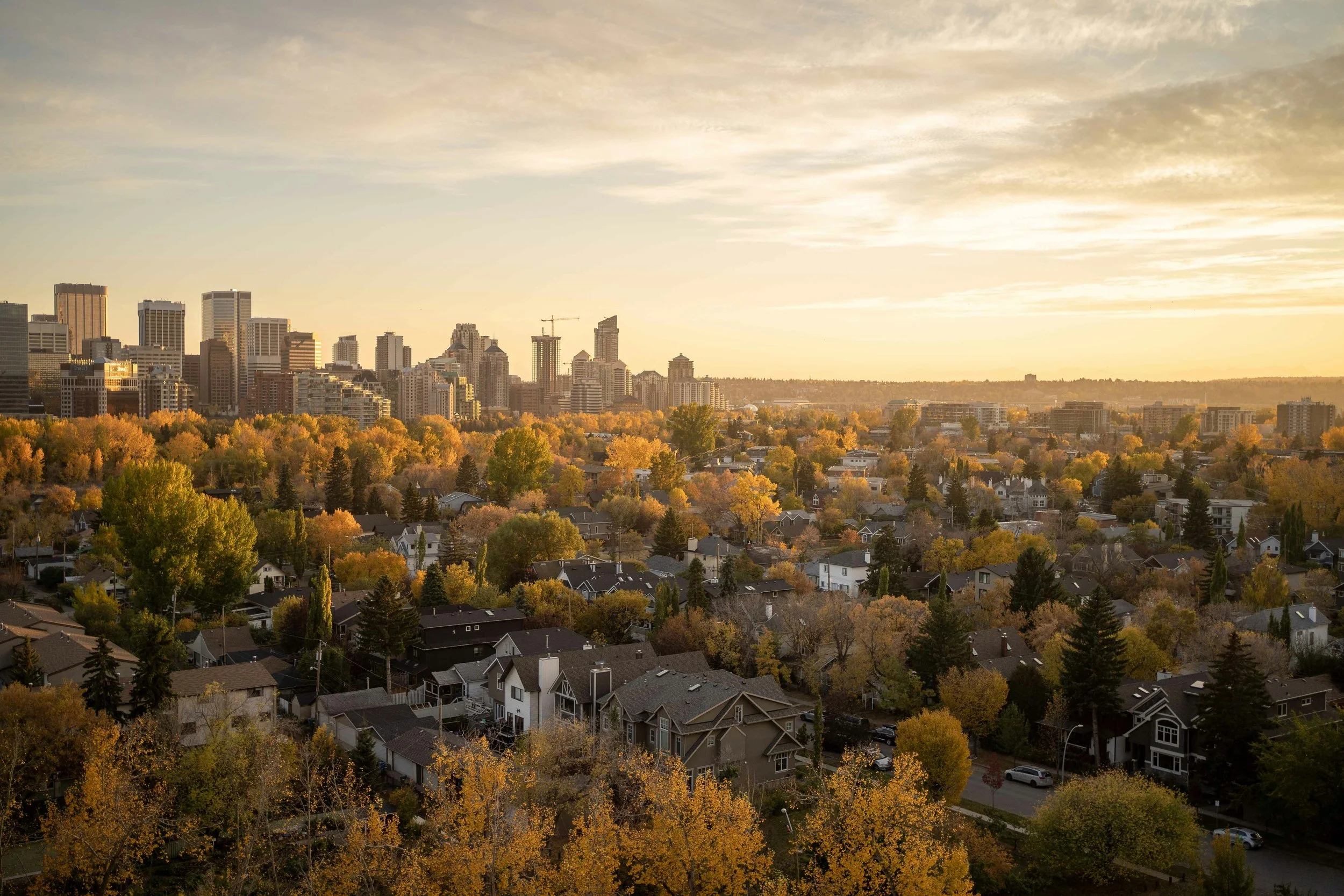 Image of urban area in Edmonton, Alberta