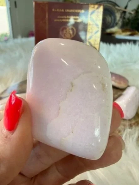 Pink Aragonite Tumble