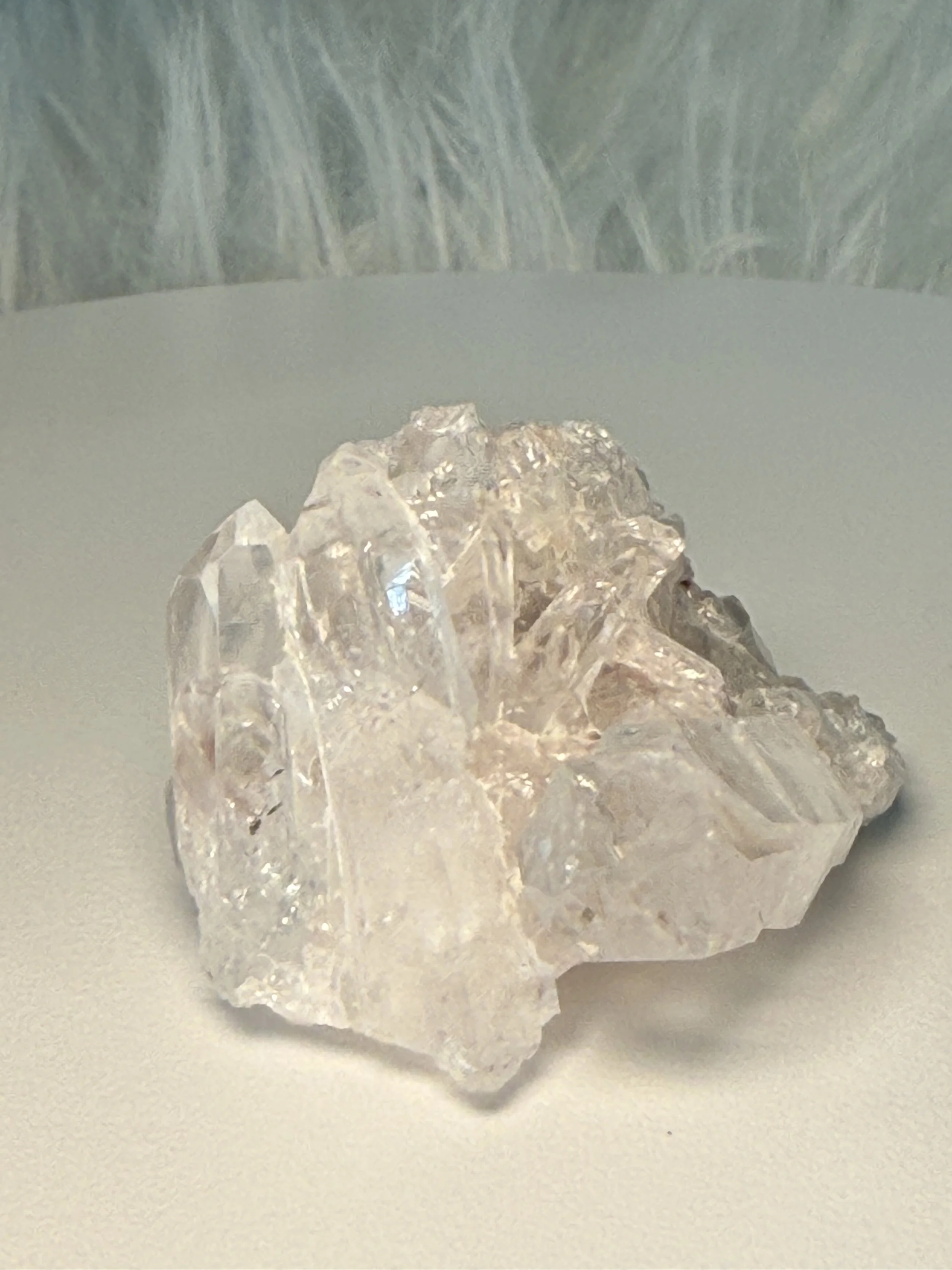 High Vibe Lemurian Quartz Cluster