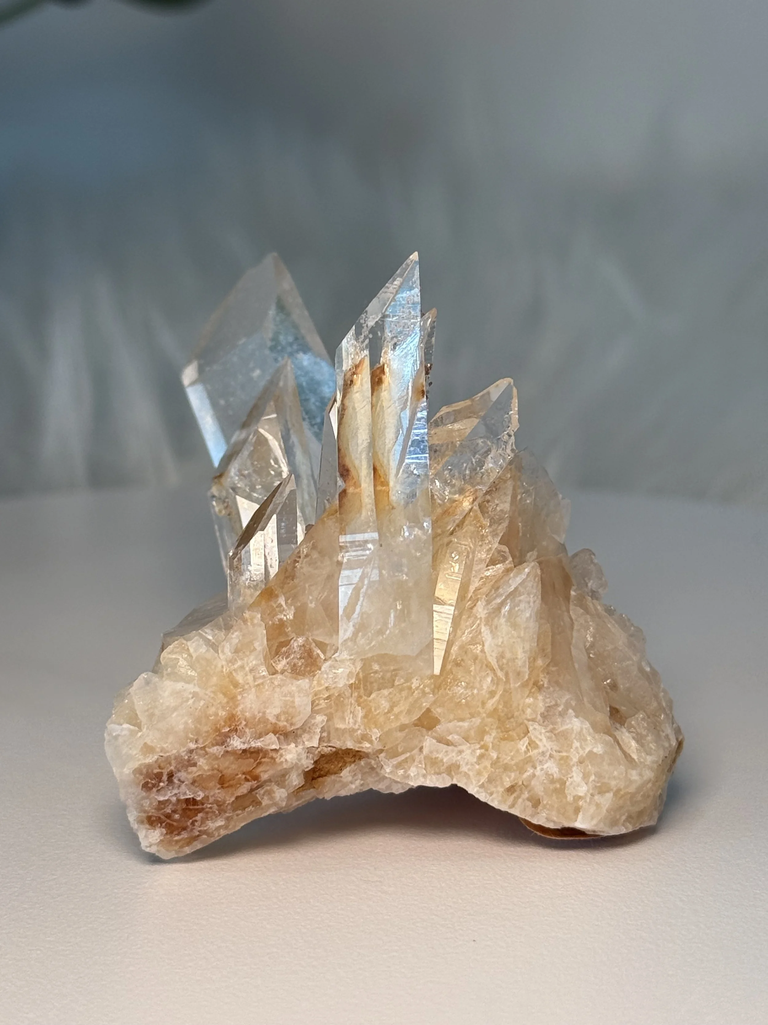 High Vibe Lemurian Quartz Cluster