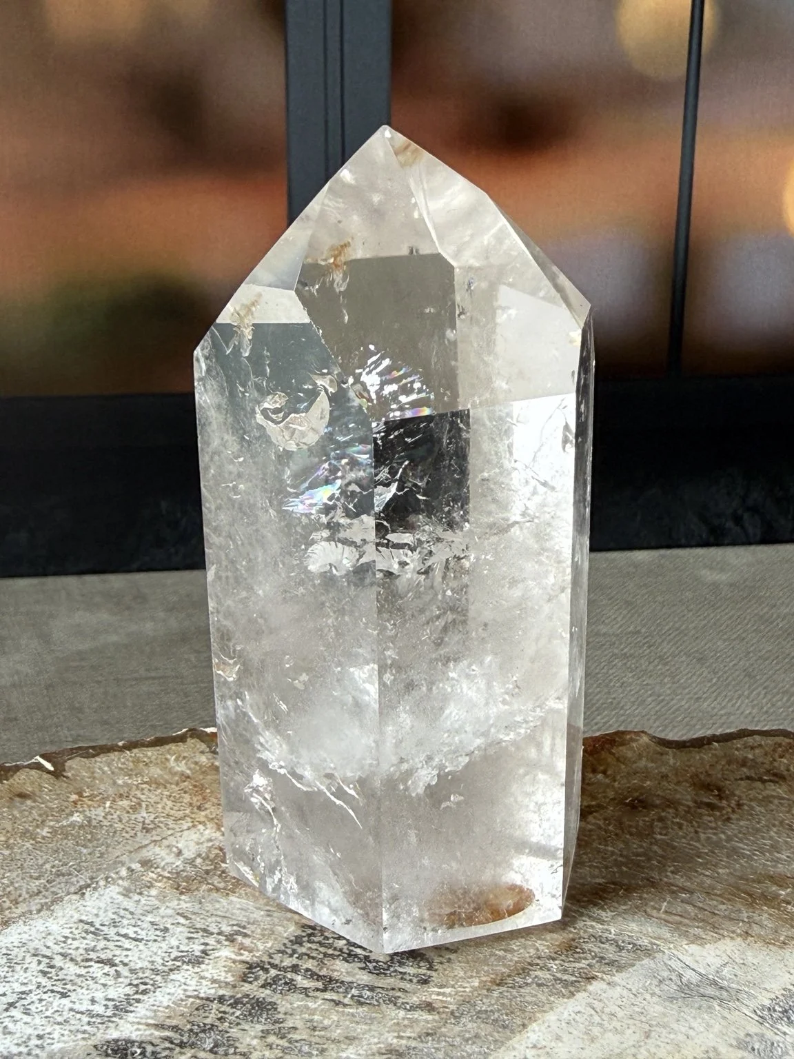 Clear Quartz Tower