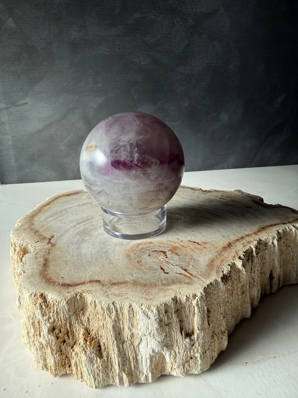 Purple Fluorite Sphere