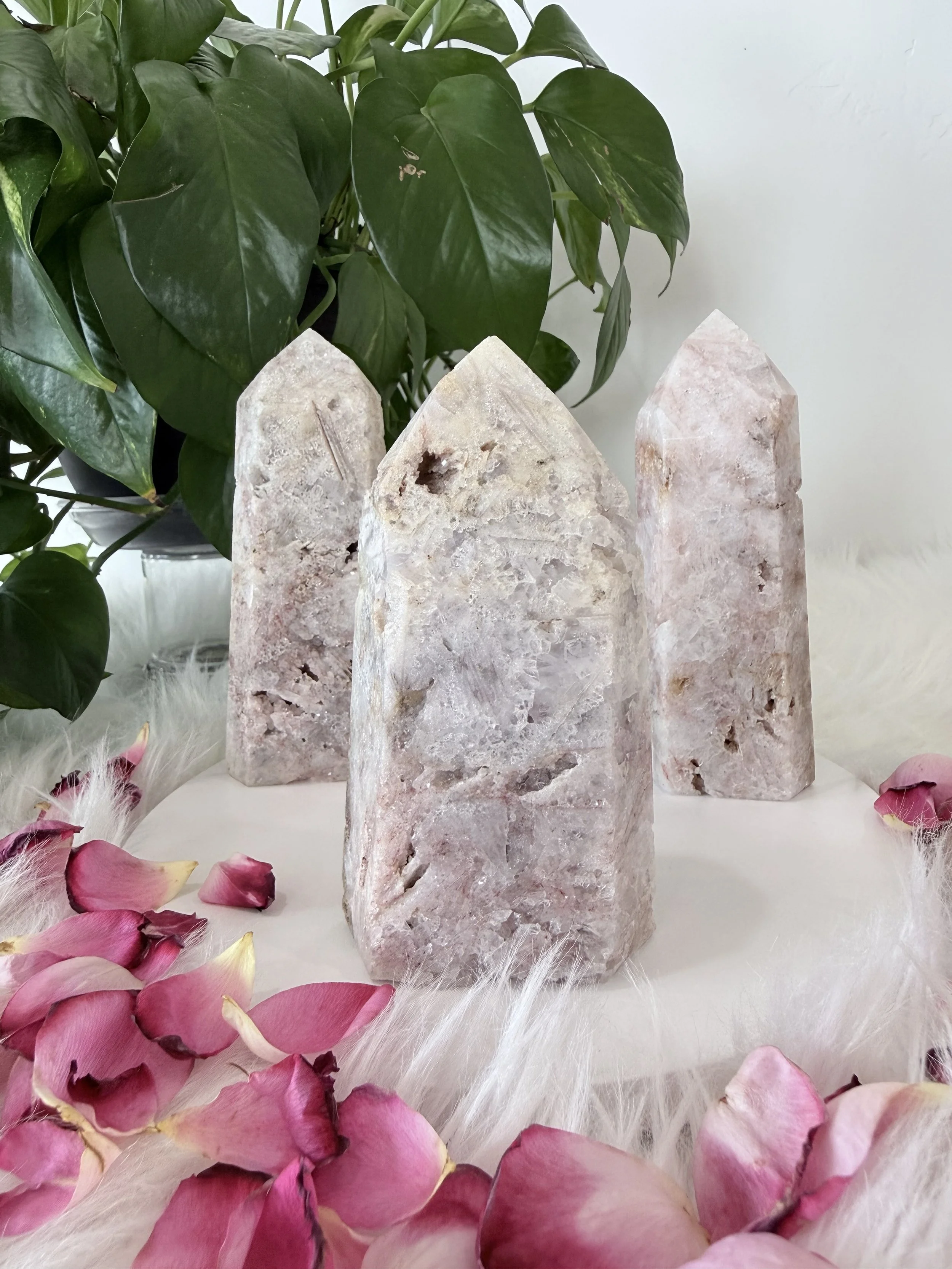 Sparkly Pink Amethyst Tower