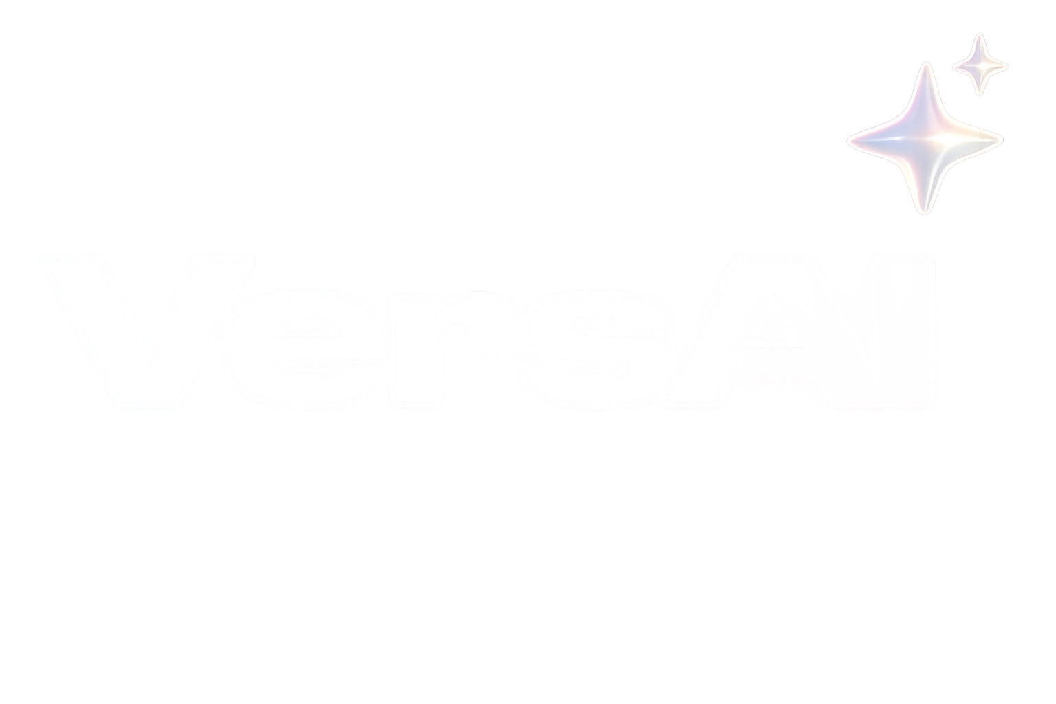 Abstract colorful graphic with the word 'VeraVegan' in large white letters, stylized with bright accents and star shapes at the top right corner.