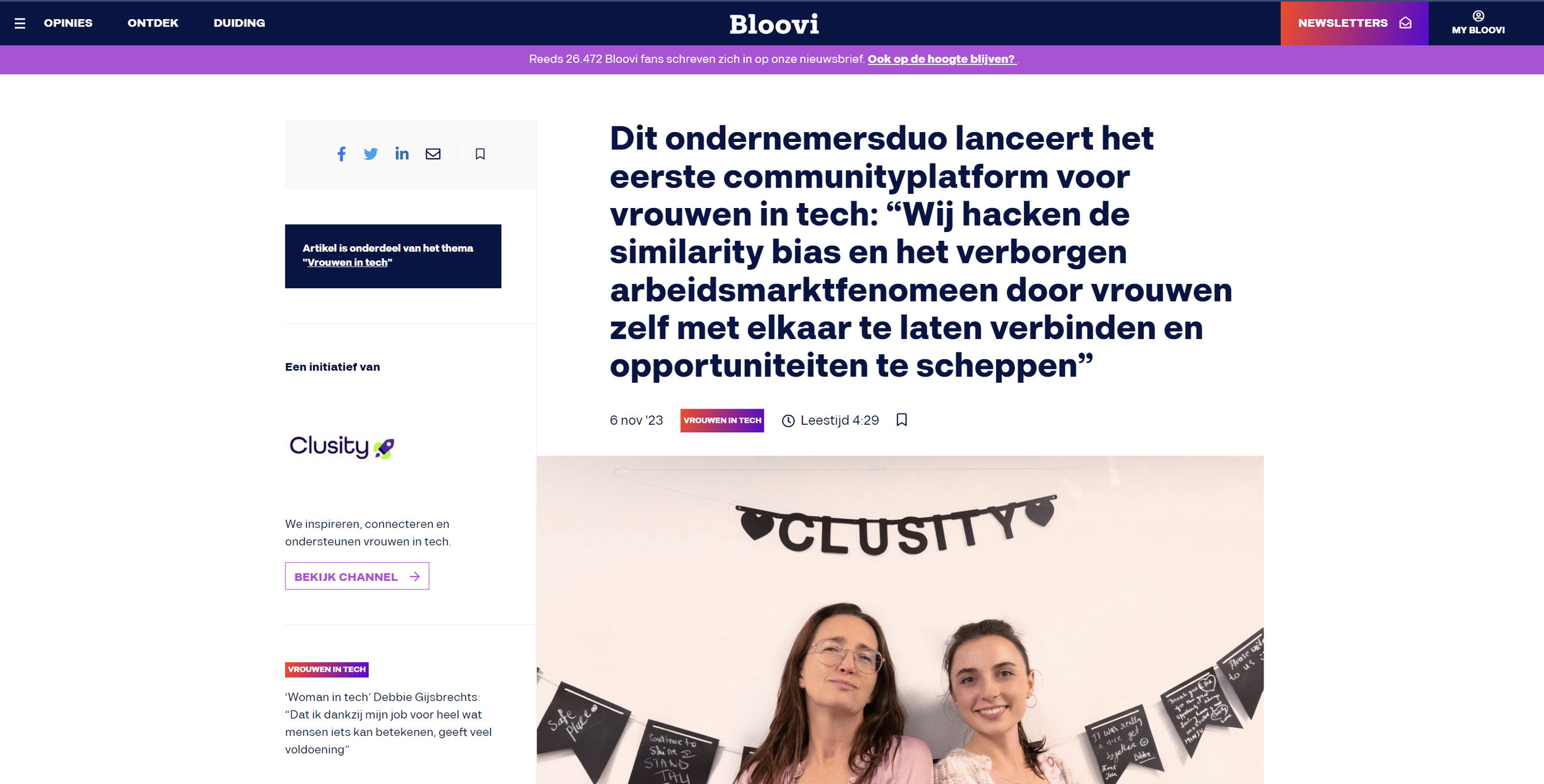 Bloovi shares the story of Elke &amp; Rein