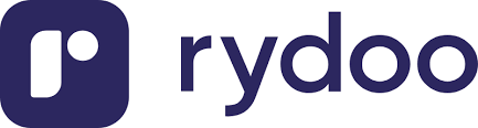 Rydoo logo with purple icon and text