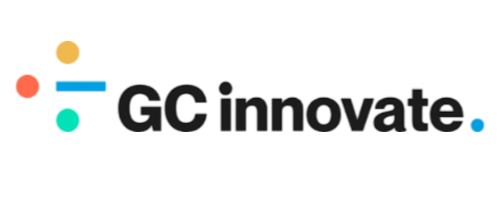 Logo for GC Innovate with colorful geometric shapes around the text.