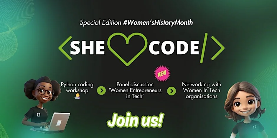 She Loves to Code x Campus19. Women Tech entrepreneurs &amp; Free Python workshop 👩‍💻