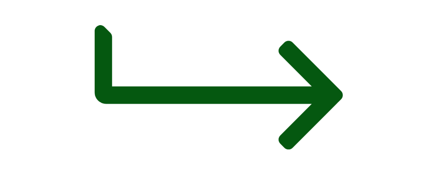 Green arrow pointing to the right with the words "lucky strike" written above