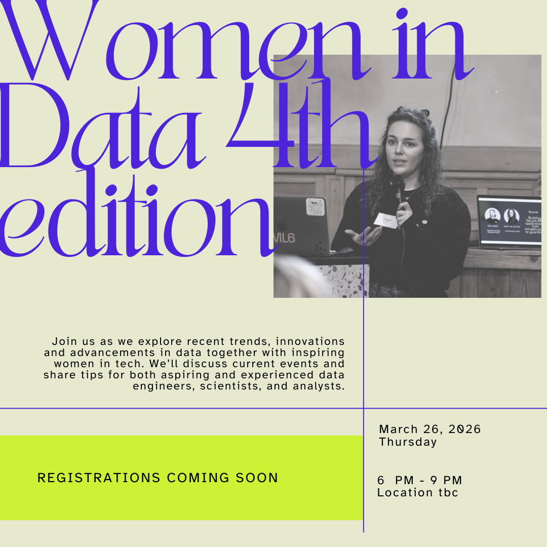 Women in Data 4th edition!