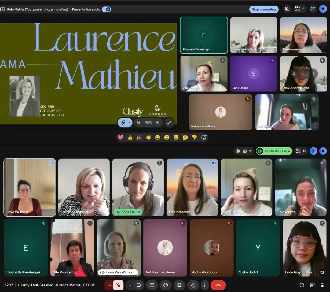 On 22 May, we hosted a cosy &ldquo;Ask Me Anything&rdquo; session with Laurence Mathieu, CEO of NRB and winner of the &ldquo;Leading ICT Lady of the Year 2026&rdquo; award by Data News.

From discussing the growing fear of AI replacing jobs to explor