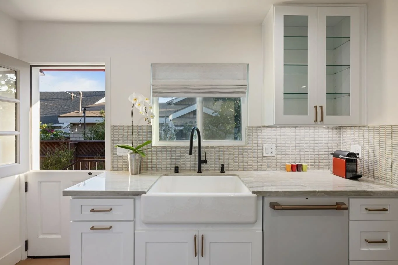 This is the entry level to kitchen and bath, you can still make it beautiful without going crazy.
All you need is a designer with taste.