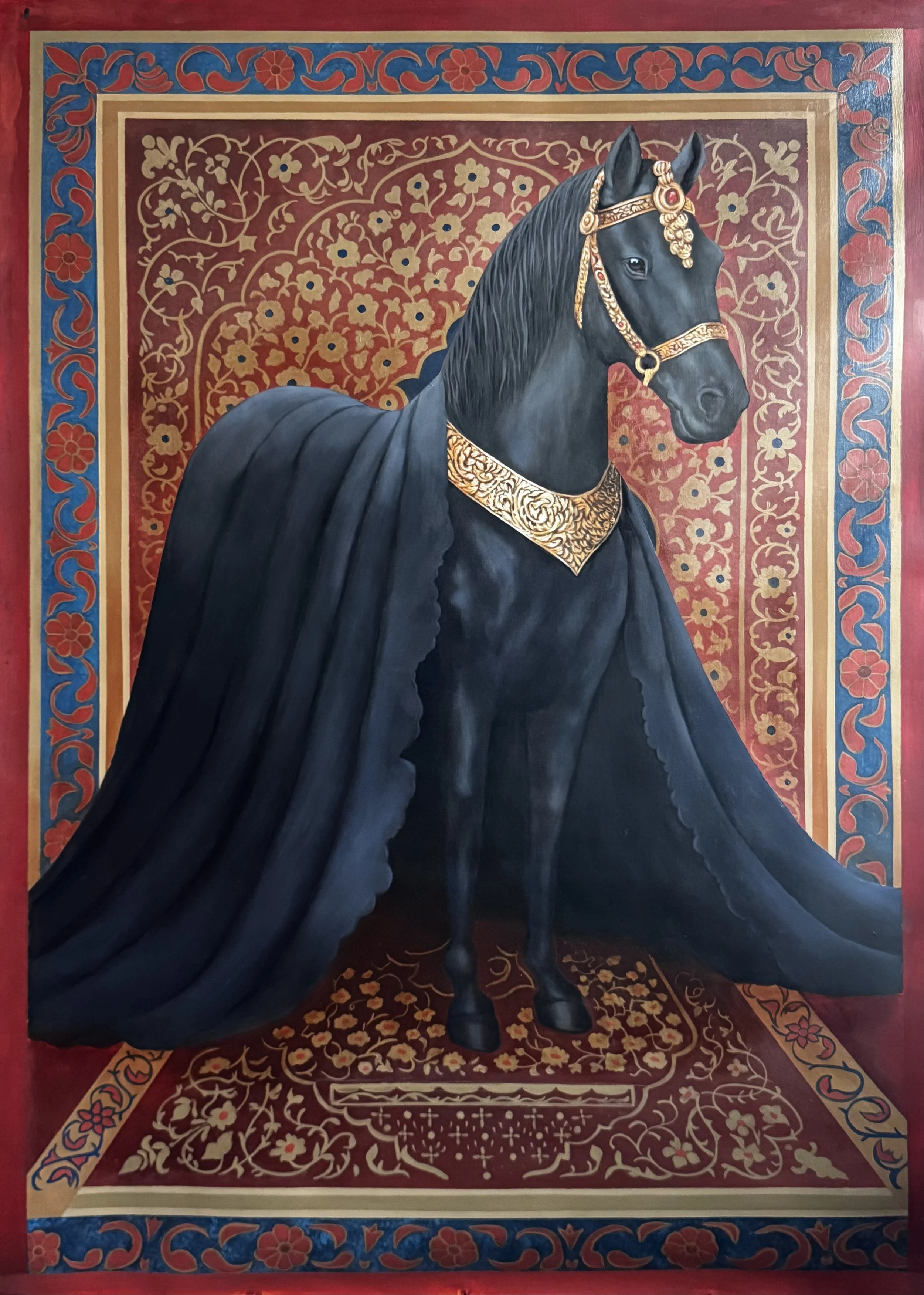 Black Empress
Oil painting on canvas  — 130 × 100 cm
Status: Sold out