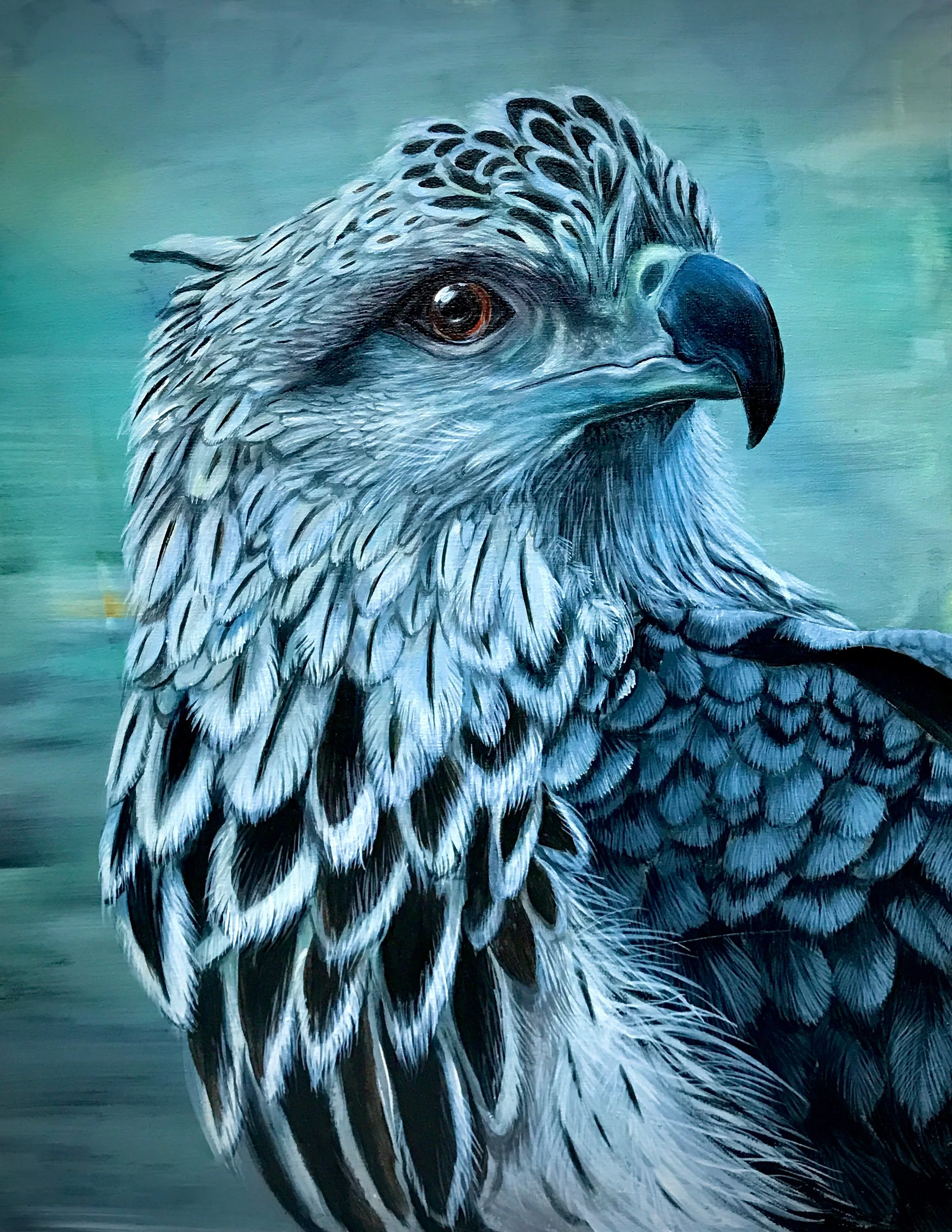 Guardian of the Wind ( Pet Portrait)
Acrylic on canvas — 30 × 40 cm
Status: Available