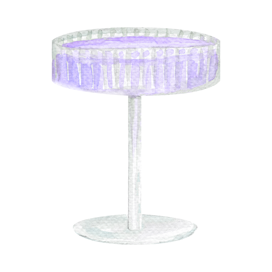 A water fountain with a circular basin on a pedestal.