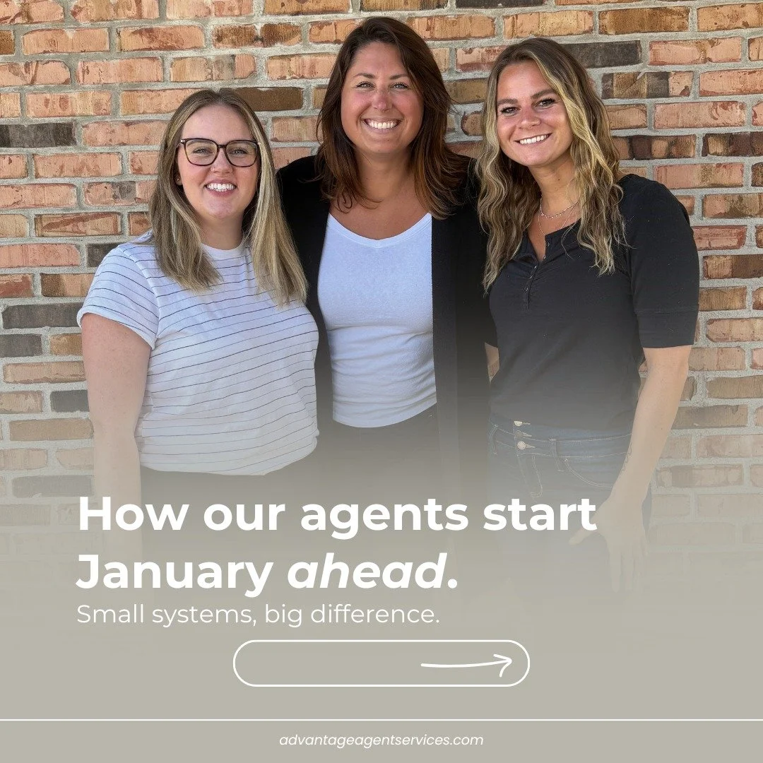 January doesn&rsquo;t feel calm if you&rsquo;re trying to build systems 𝘪𝘯 𝘑𝘢𝘯𝘶𝘢𝘳𝘺.

This is how agents who work with us are already starting 2026 ahead:
transactions covered, content planned, newsletters already moving. 

Less thinking, les