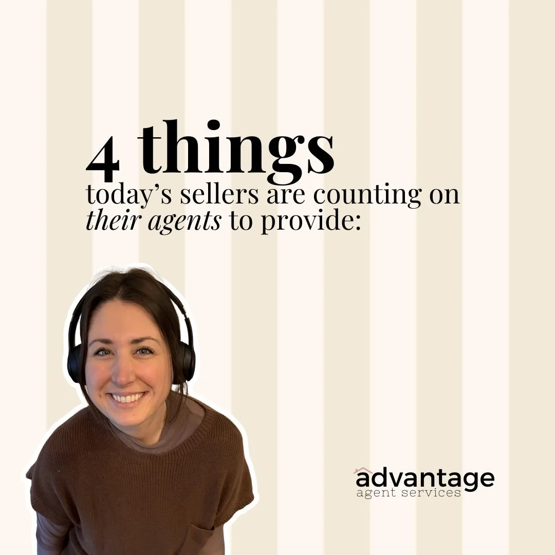 The expectations are higher than they were even a few years ago.

Sellers aren&rsquo;t just hiring someone to &ldquo;put it on the market.&rdquo;
They&rsquo;re hiring someone to manage the entire experience.

If you&rsquo;re an agent reading this, ar