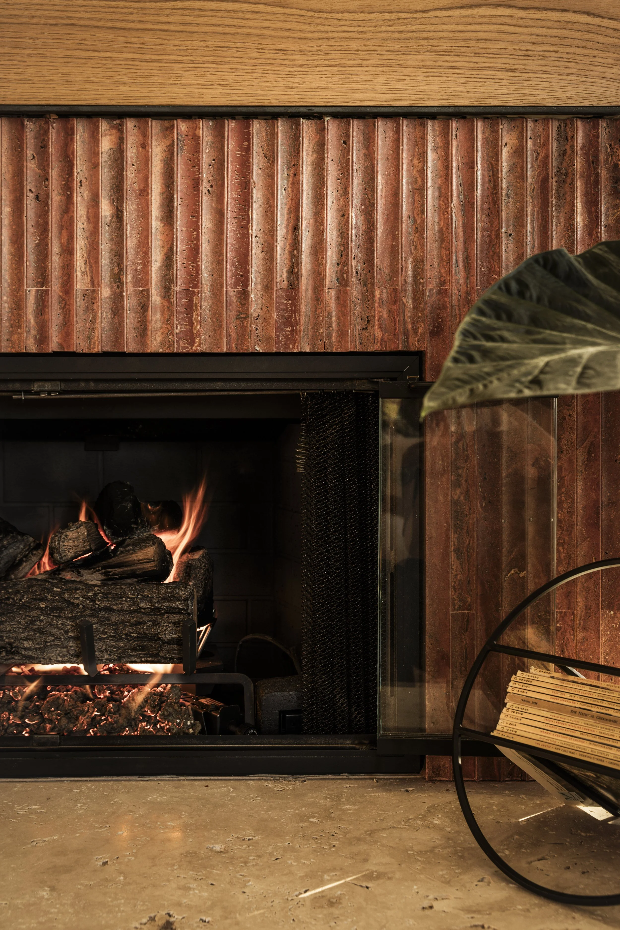 The Layered Fireplace