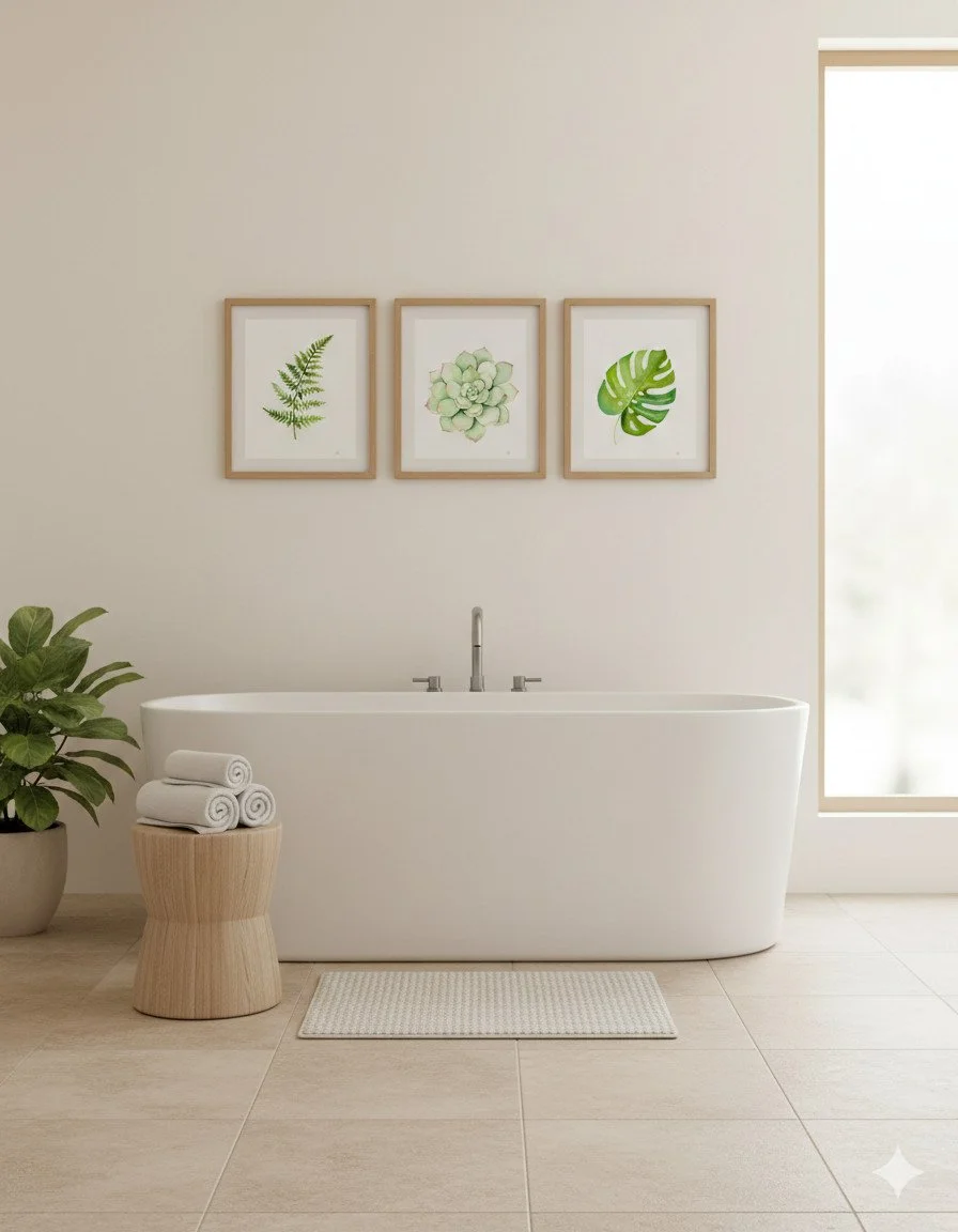 Set of 3 - Botanical Watercolor Prints